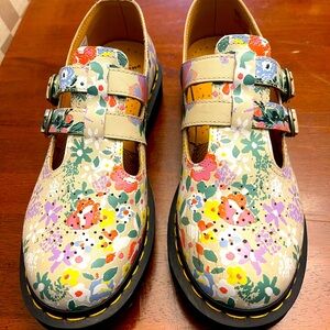 Doc Martens Floral Mary Jane’s - Women size 9